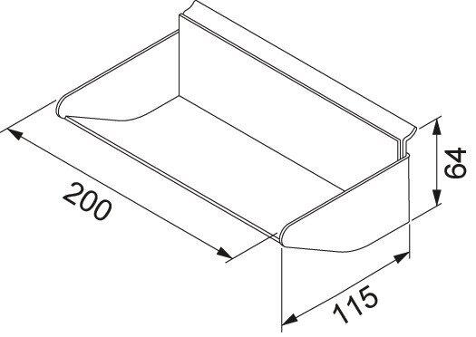 Produktbild OK-Line Ablageschale Wall System