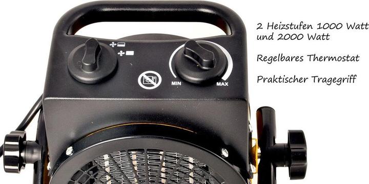 Produktbild Heizlüfter Keramik 200 W (2000 W)