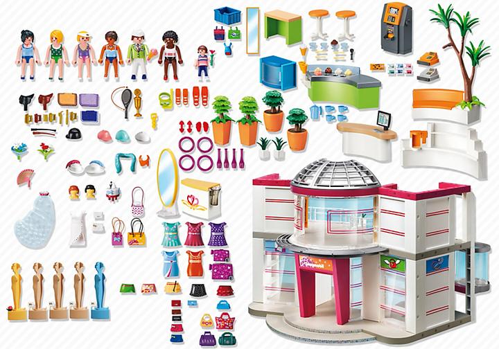 Produktbild Playmobil Shopping-Center mit Einrichtung (5485, Playmobil City Life)