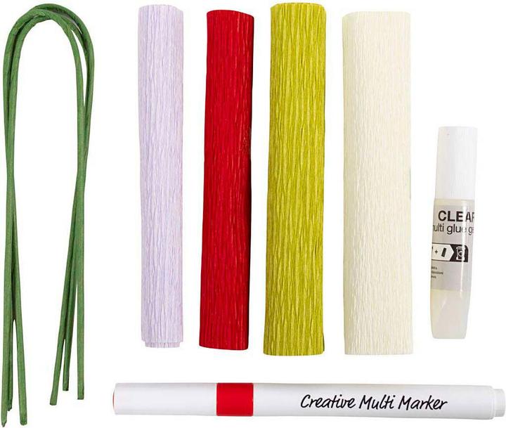 Produktbild Creativ Company Bastelset Blumen, Krepppaier Mini, Altersempfehlung ab