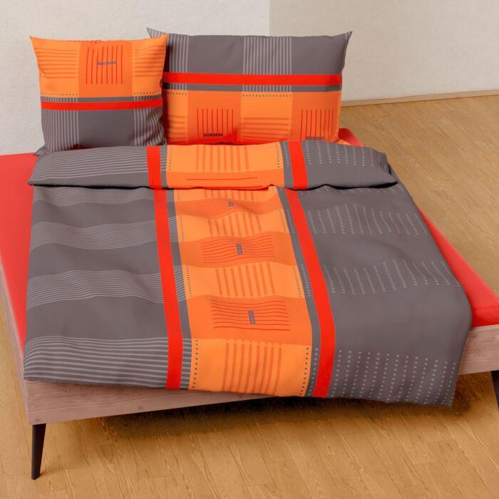 Produktbild Vedia Bettwäsche mit geometrischem Muster (Kopfkissenbezug, 65 x 65 cm)
