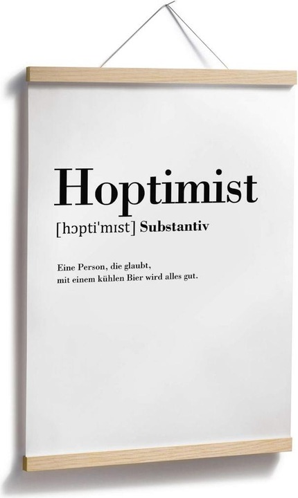 Immagine prodotto Trenddeko Grammatica - Hoptimist (100 x 120 cm)