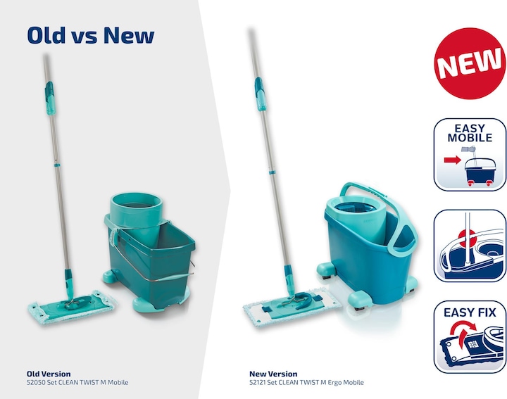 Produktbild Leifheit Set CLEAN TWIST M Ergo Mobile (1 Stk.)