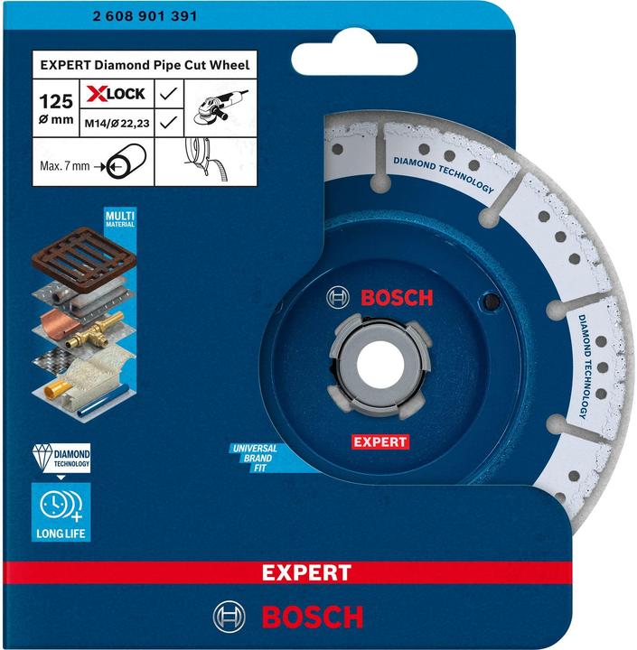 Produktbild Bosch Professional Zubehör EXPERT Diamond Pipe Cut Wheel X-LOCK