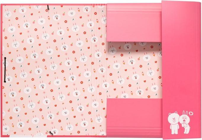 Actual product image Line Friends CONY Bunny A4 Document Folder (24 x 34 cm) (A4, 1x)