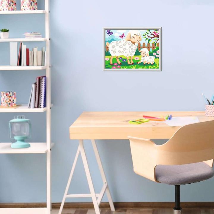 Image du produit Ravensburger Peinture par numéros - Mouton avec agneau