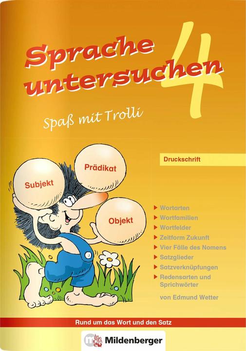 Produktbild Sprache untersuchen-Spass mit Trolli 4 (Deutsch, Edmund Wetter, 2022)