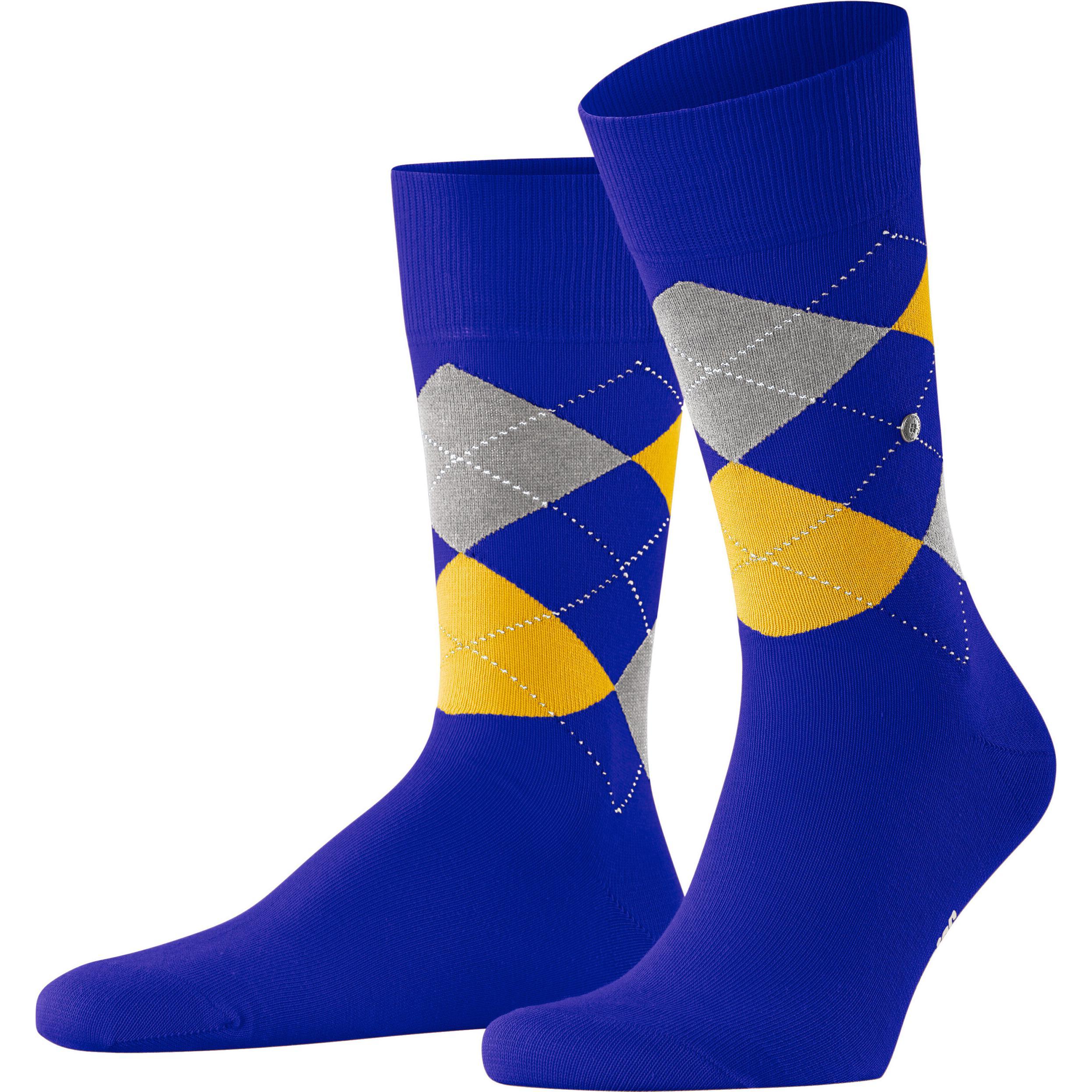 Burlington, Herren, Socken, Socken Casual King, Blau, (40 - 46)