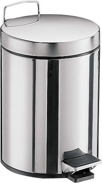 Emco Treteimer System 2 5l mit Deckel edelstahl 355300000 (5 l)