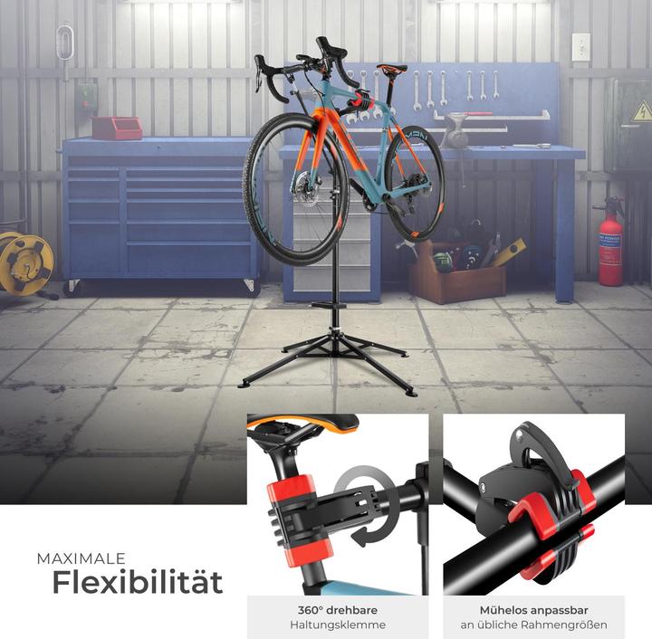 Actual product image tectake Bicycle mounting stand