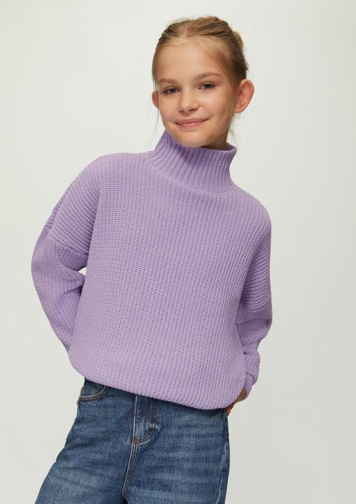 Image du produit s.Oliver Strickpullover Strickpullover mit Stehkragen (M)