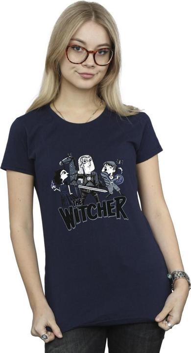 Produktbild Netflix The Witcher Team Illustrated TShirt (S)