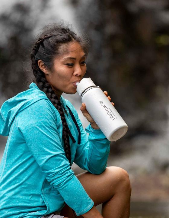 Actual product image LifeStraw Water Filter Go / 700ml Medium Blue