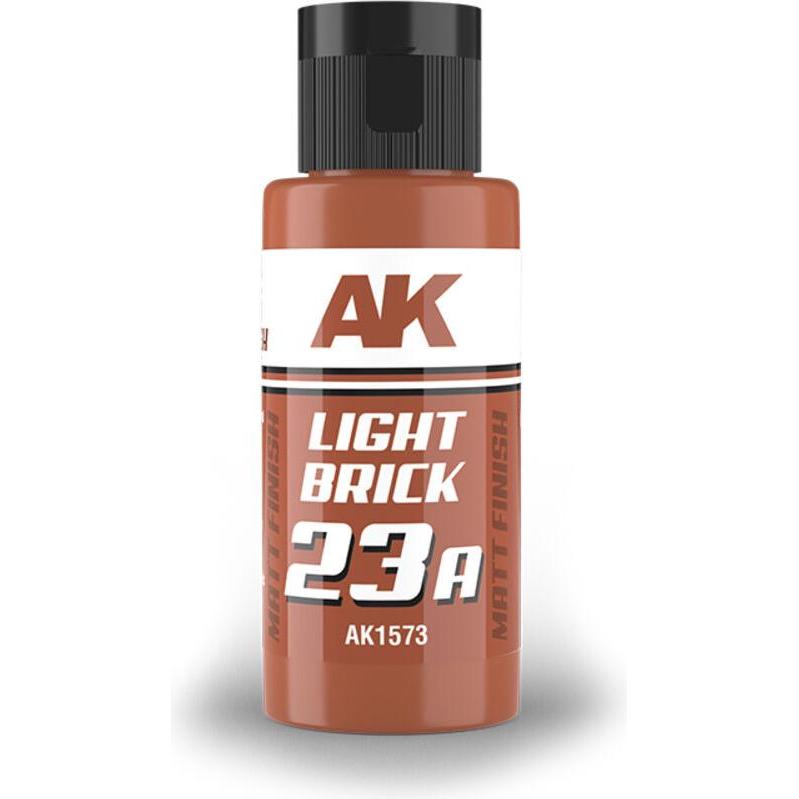 AK Interactive, Künstlerfarbe + Bastelfarbe, Dual Exo 23A - Light Brick (Leichter Ziegelstein, 60 ml)