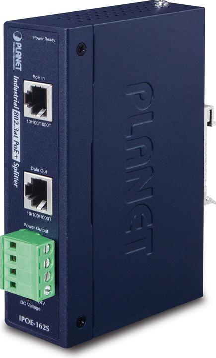 Immagine prodotto Planet IPOE-162S PoE splitter (montaggio su guida DIN possibile)