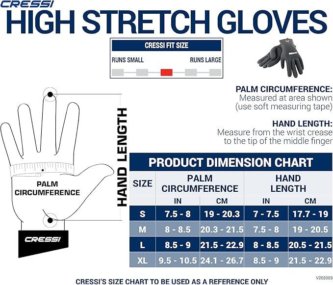 Actual product image Cressi High stretch gloves (S)