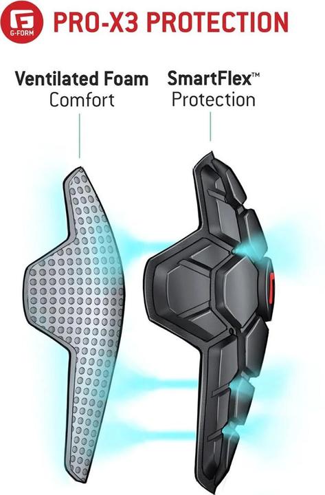 Actual product image G-Form Youth Pro-X3 Knee Guards (L, XL, Knee pad, Unique specimen)