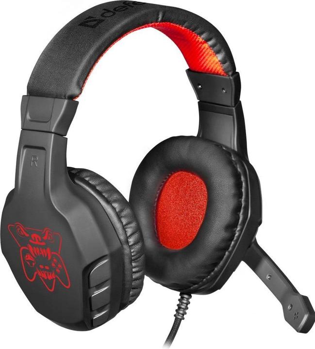 Actual product image Defender Słuchawki Cujo Czerwone (64505) (ANC, Cable)