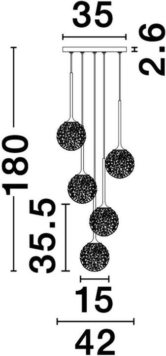 Produktbild Nova Luce Mirano (G9)