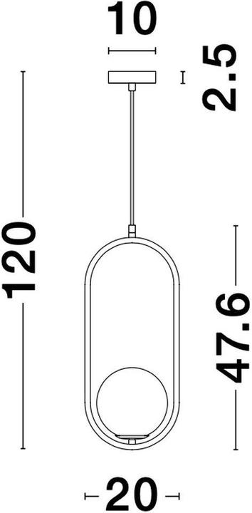 Produktbild Nova Luce Obitar (G9)