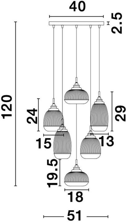 Produktbild Nova Luce Mond (E14)