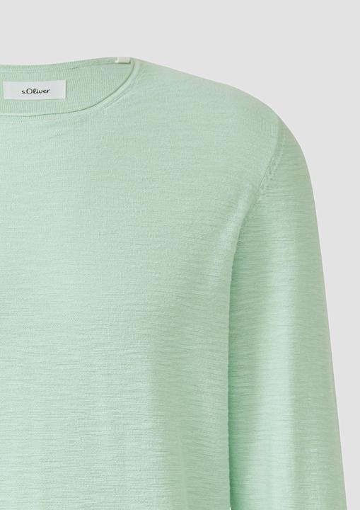 Image du produit s.Oliver Strickpullover Strickpullover mit Flammgarnstruktur (S)