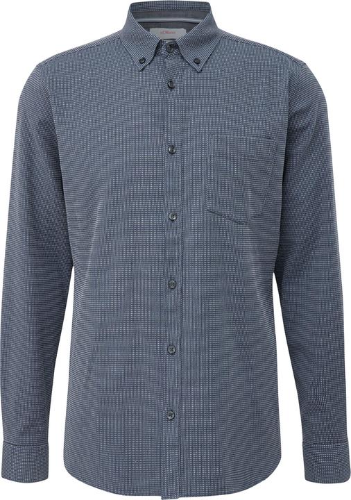 Produktbild s.Oliver Hemd Hemd mit Dobby-Struktur (S)