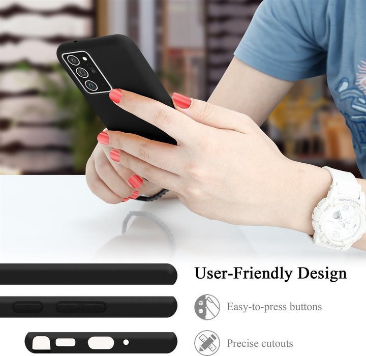 Actual product image Cadorabo TPU Liquid Silicone Case Cover (Samsung Galaxy Note 20+)