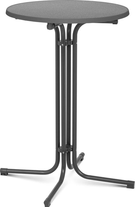 Actual product image Royal Catering Stehtisch klappbar Bistrotisch Bartisch Bistro Tisch Gastro rund Ø 70 cm grau (78 x 70 cm)