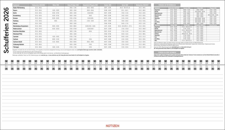 Produktbild sheepworld Wochenquerplaner 2026 (A4)