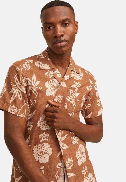 Produktbild Jack & Jones Jprbluflores Print Shirt S/S Ln (S)