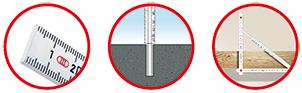 Actual product image Wiha 2m polyamide metre ALL IN ONE (2 m)