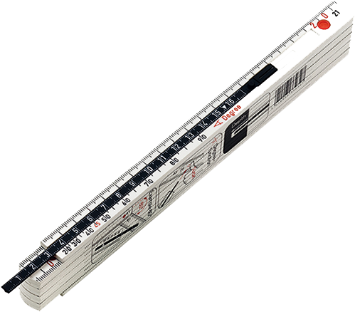 Actual product image Wiha Folding rule 2 m plastic longl (cm, mm)