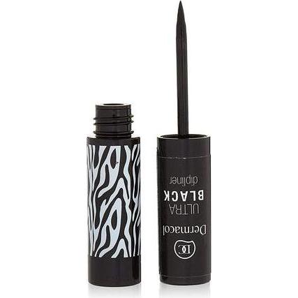 Dermacol Schwarz Eyeliner + Kajal, Liquid Dipliner (Schwarz)