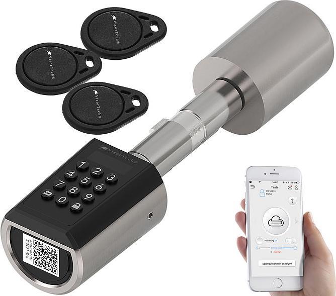 Image du produit VisorTech Cylindre de fermeture de porte électronique (Combinaison électronique de chiffres)
