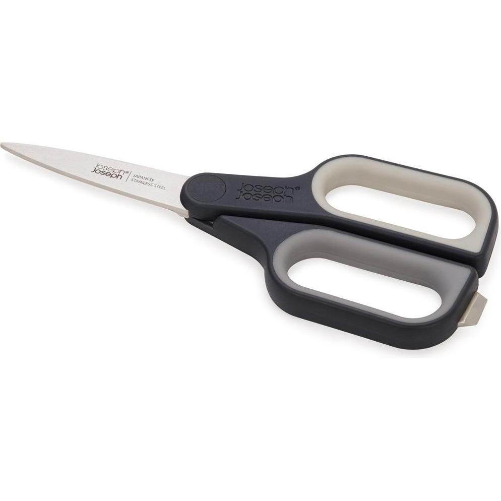 Joseph Joseph, Forbice, CutPlus grau Allzweckschere mit Box Cutter (21 cm)