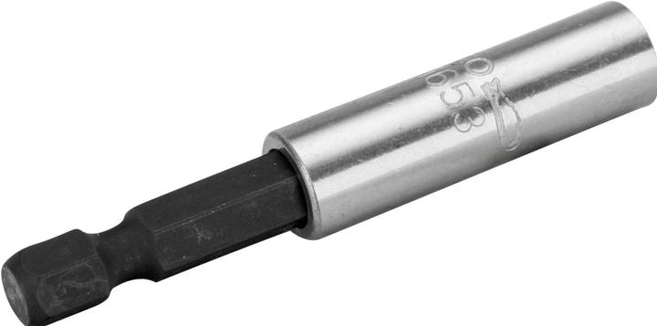 Actual product image Irimo 1/4" Magnetic universal bit holder with retaining ring, hexagonal 60 mm - 1 piece/plastic holder (1/4 in)