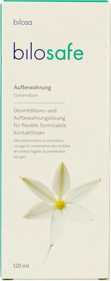 Actual product image Bilosa Bilosafe Aufbewahrungslösung (Saline solution Lens solution, 120 ml)