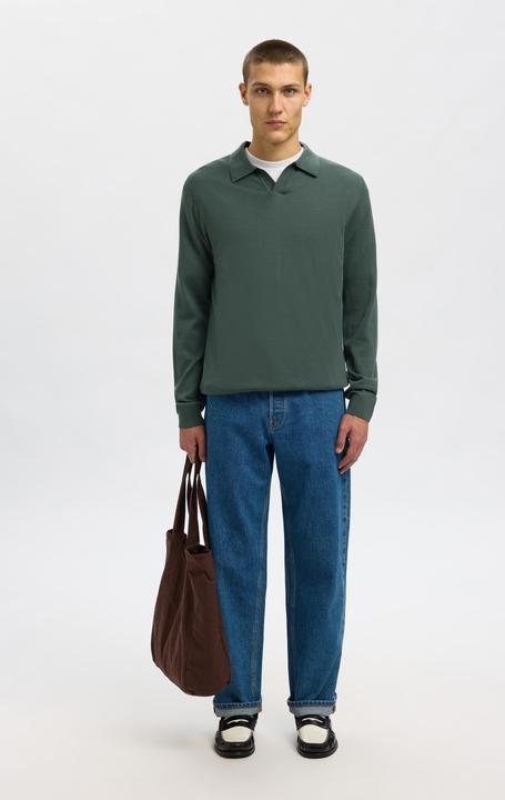 Produktbild Selected Homme 100% Merinowoll Polohemd aus Strick (XL)