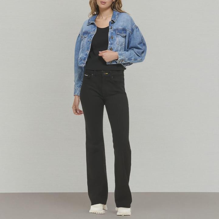 Actual product image DKNY Puff Sleeve Denim Jacket (XXS)