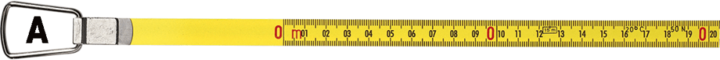 Actual product image Richter Tape measure (mm)