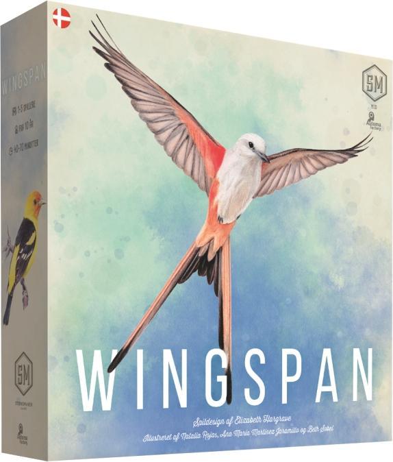 Actual product image Enigma Wingspan - 2nd Edition (Danish, 1 - 5 Players)