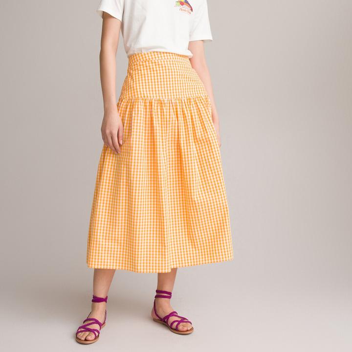 Image du produit La Redoute Collections Jupe à carreaux vichy (36)