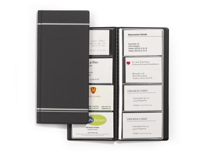 Produktbild Durable Visitenkartenbuch Visifix für 96 Visitenkarten, Anthrazit (90 x 57 mm)
