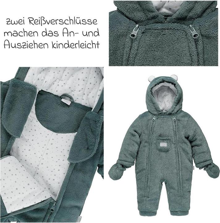 Produktbild Kindsgard Plüsch Overall bomo petrol (56)