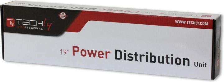 Image du produit Techly Rack 19inch PDU 8 sorties
