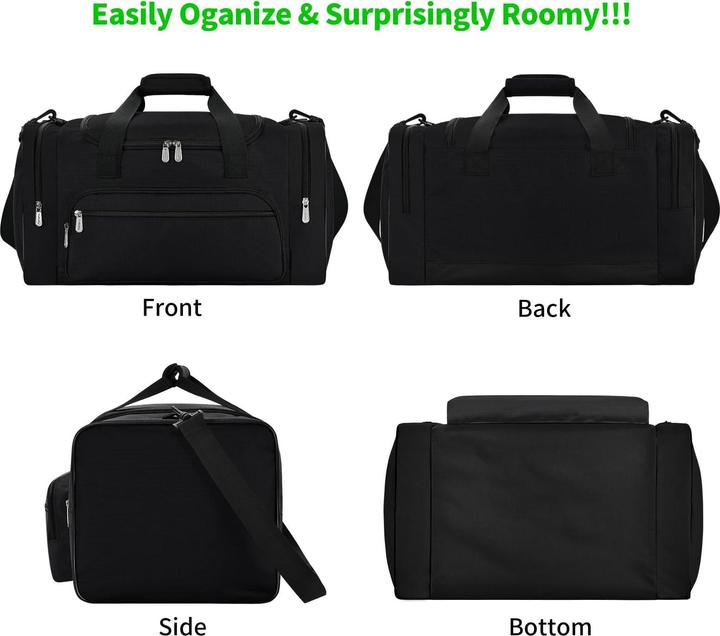 Produktbild Only-Bags.Store Sporttasche Reisetasche Fitnesstasche mit Schulterriemen Wochenendtasche