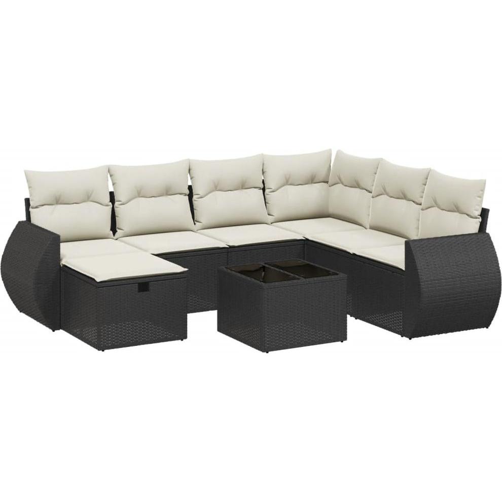 VidaXL, Gartenlounge, 10-tlg. Garten-Lounge-Set mit Kissen