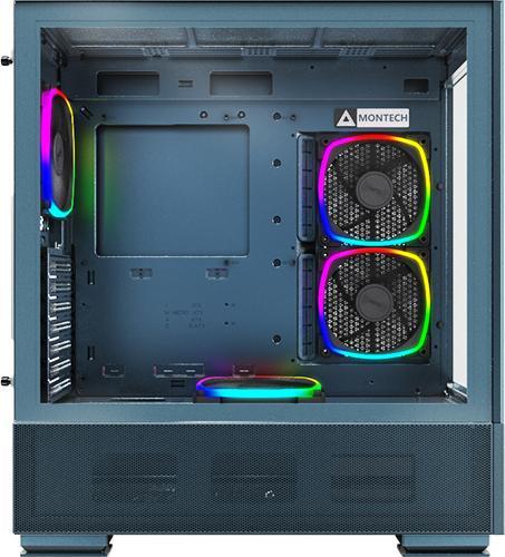 Produktbild Montech SKY TWO, Midi-Tower - blau (ATX, mATX, Mini-ITX)