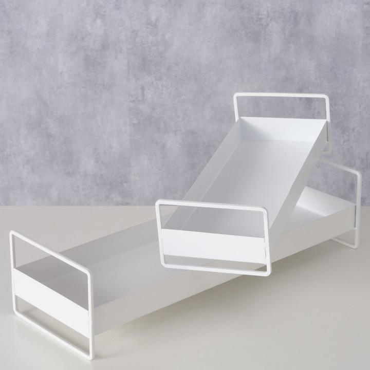 Produktbild Boltze Home Wolga weiss Tablett 40cm (1 Stück)